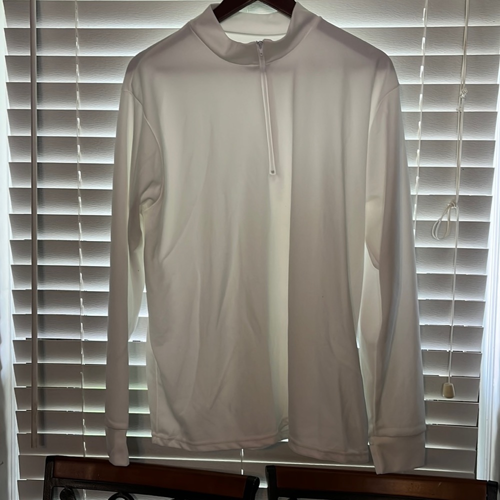 White men high neck sweater XL
